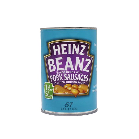 Baked Beans & Pork Sausages Heinz 415 g