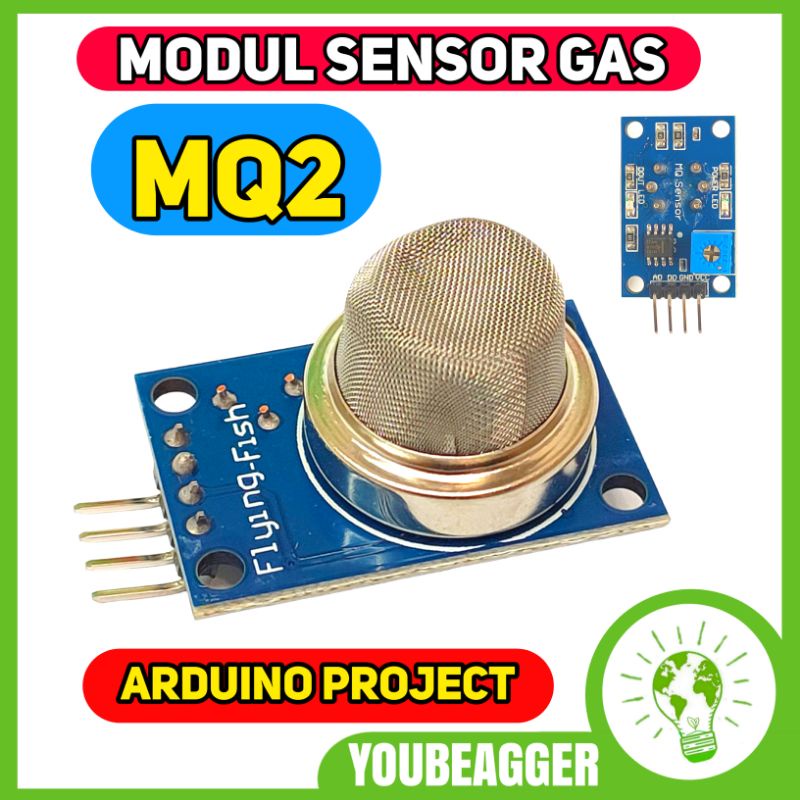 โมดูลเซ็นเซอร์ก๊าซ MQ-2 สําหรับโครงการ arduino