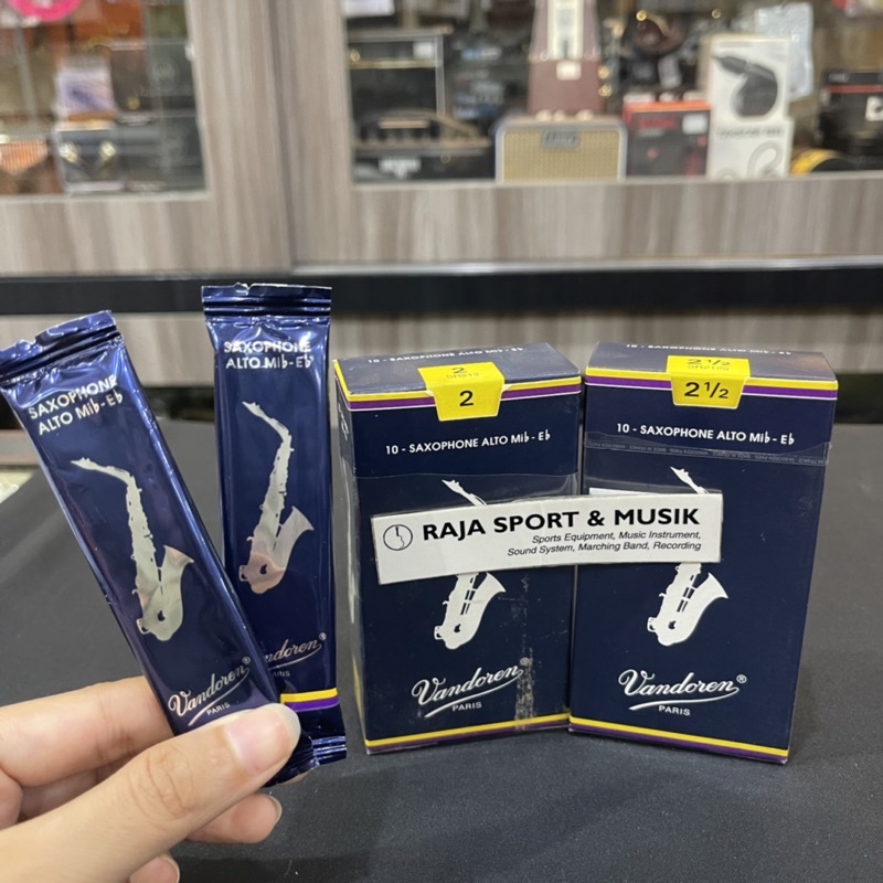 REED SAXOPHONE VANDOREN PARIS RICIS ALTO SIZE 2 2.5 - ORIGINAL REED SAXOPHONE