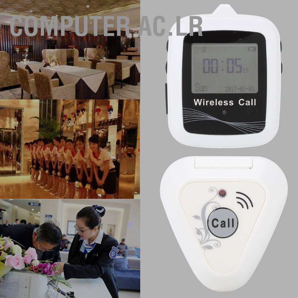 อุปกรณ์รับสัญญาณนาฬิกาข้อมือไร้สาย Ac.Lr Waiter Calling System + 10 ...
