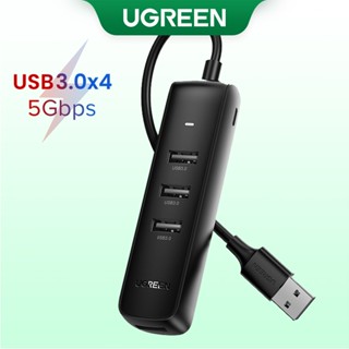 Ugreen อะแดปเตอร์ฮับ USB 3.0 4 พอร์ต สําหรับ MacBook Pro Surface MateBook PC USB HUB(1 เมตร)