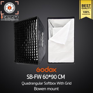 Godox Softbox SB-FW 60*90 cm. With Grid [ Bowen Mount ] วิดีโอรีวิว , Live , ถ่ายรูปติบัตร , สตูดิโอ