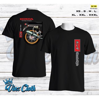 เสื้อยืด พิมพ์ลายรถยนต์ Honda Classic CB คุณภาพดี