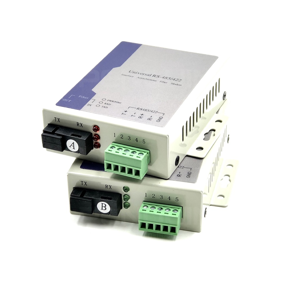 RS485 / 422 to Fiber Optic Converter 20KM (ประกัน 1 ปี)