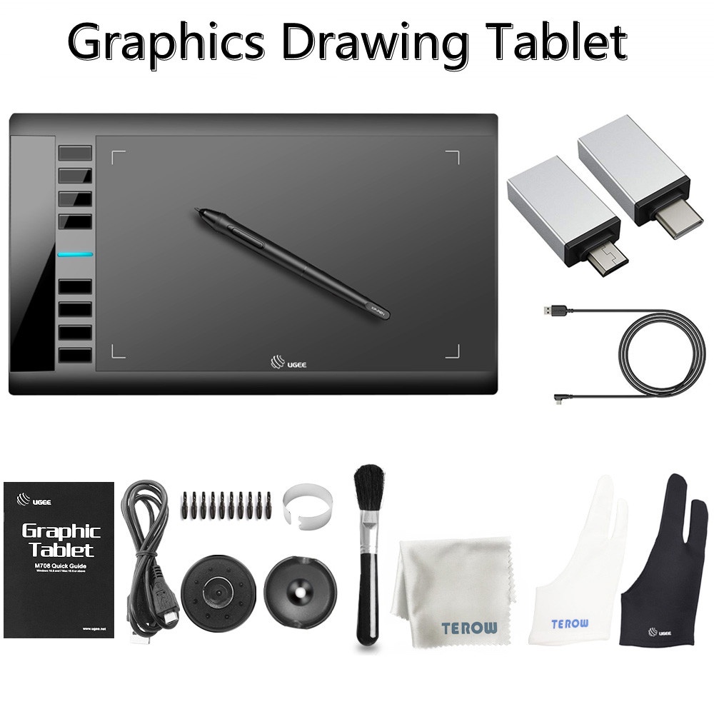 UGEE M708 Android Graphics Tablet 8192 Levels Digital Tablet Active