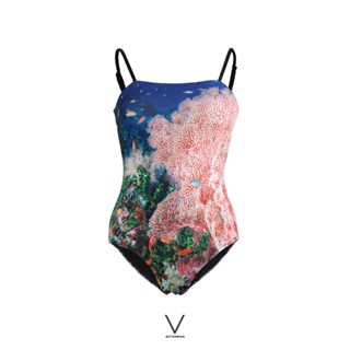 SS2023 KOMODO SWIMMING SUIT ชุดว่ายน้ำ สายเดี่ยว สายปรับได้ มีฟองน้ำในตัวผ้าหนา กัน UV UPF 50+