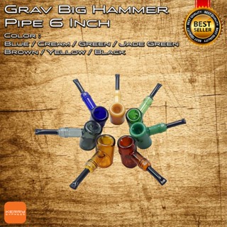 Grav Big Hammer 6 Inch Blue / Cream / Green / Jade Green / Brown / Yellow / Black