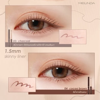 [📦 ส่งด่วน - ราคาถูก ] ดินสอเขียนขอบตา ขนาด 1.5 MM MEILINDA Skinny Liner รหัส MC3120