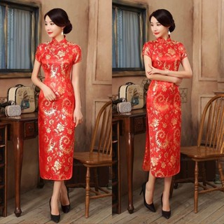 REBUILD กี่เพ้าตรุษจีน cheongsam  ชุดเดรสกี่เพ้า  เสื้อผ้าสไตล์จีน 120504