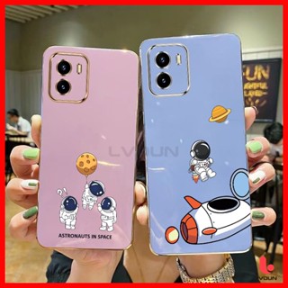 เคส Vivo Y15S Y01 Y01A Y15 Y16 Y17 Y12 Y11 Y50 Y30 Y35 Y51 Y31 Y51S Y22 Y22S astronaut Soft Case 2B-XQ