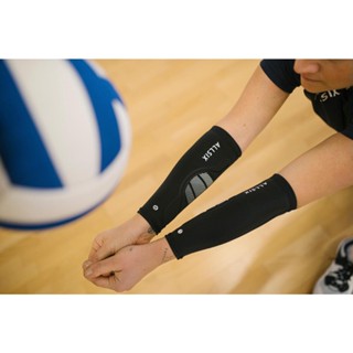 ปลอกแขนสำหรับเล่นวอลเลย์บอล ยี่ห้อ ALLSIX รุ่น VAP100 (สีดำ) Volleyball Sleeves