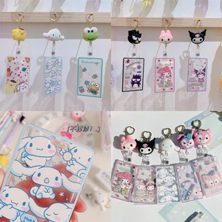 พวงกุญแจใส่บัตร Sanrio ที่ใส่บัตรโยโย่