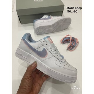 พร้อมส่ง 2สี  Air Force 1 Low LV8 GS “Double Swoosh” (แถมกล่องไนกี้) จ่ายเงินปลายทางได้