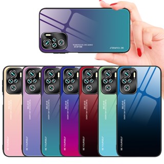 Xiaomi Redmi Note 10 10S Pro Note10S เคสโทรศัพท์กระจกนิรภัย ขอบ TPU นิ่ม ป้องกัน แข็ง เคสกันกระแทก สําหรับ Xiomi Redmi Note 10 4G