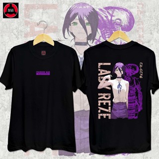 เสื้อผู้ชายเท่ เสื้อยืด Chainsaw Man - Reze Anime Shirtเสื้อยืด_20