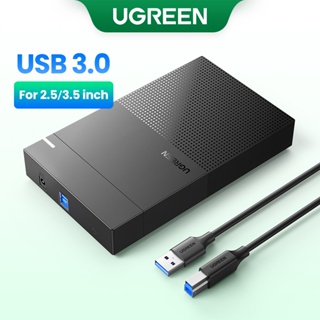 [New Arrival] Ugreen เคสฮาร์ดไดรฟ์ภายนอก SATA เป็น USB 3.0 2.5 3.5 สําหรับกล่องฮาร์ดดิสก์ SSD HDD