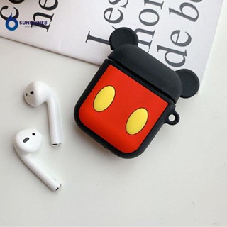 เคสหูฟังไร้สาย ซิลิโคน ลายการ์ตูน สําหรับ Airpods1 2