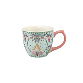 Cath Kidston Emily Fine China Alphabet Mug A Lillies Posey Cream