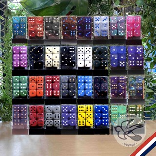 ลูกเต๋า Chessex Dice Set 16mm 12 ลูก D6 สวยวิ้ง พรีเมี่ยม [Accessories for boardgame]