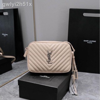 ▫Ready to ship Take pictures in kind Saint Laurent new camera bag Model: 520534 apricot silver buckle 100% original auth