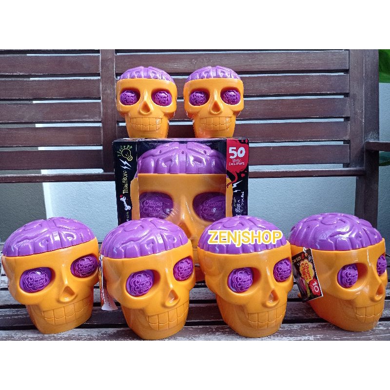 ⛄ Chupa Chups 3D Skull 🎄 หัวกะโหลกเล็ก พร้อมส่ง จูปาจุ๊ปส์