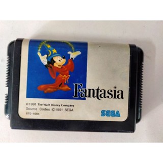 ตลับ MD เกม Fantasia  การผจญภัยของมิกกี้เมาส์ ตลุยด่าน