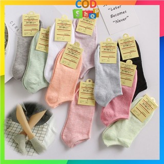 COD - K312 Kaos Kaki Polos Semata Kaki / Kaos Kaki Ankle Cute / Socks / Short Socks/ Sepatu