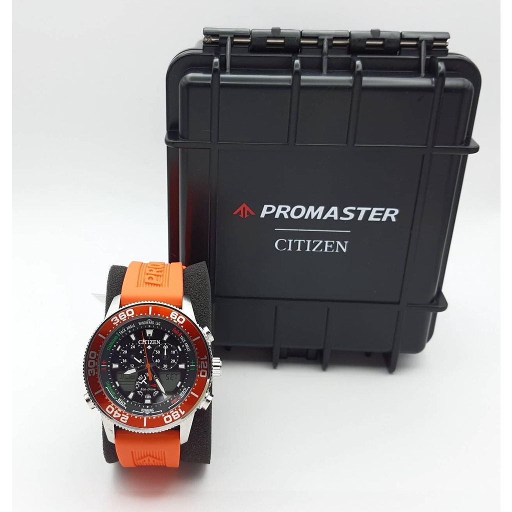 นาฬิกา CITIZEN MEN'S JR4061-00F ECO DRIVE PROMASTER พร้อมกล่อง (ใหม่)