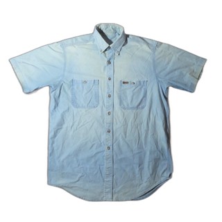 Carhartt Denim Shirt อก 24 นิ้ว ยาว 33 นิ้ว สีฟ้า มือสอง ของแท้