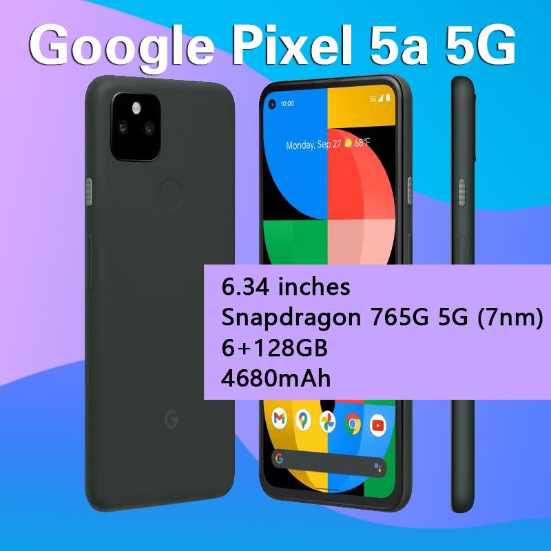 Google Pixel 5a 5G ของแท้ โทรศัพท์มือถือ กันน้ํา 6.34 นิ้ว 6+128GB 5G Android