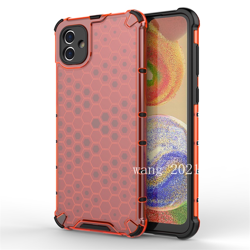 Ready Stock Phone Case เคส Samsung Galaxy A04e A04 4G Casing Honeycomb Technology Durable and Drop Resistant Camera Protective Hard Case เคสโทรศัพท #8