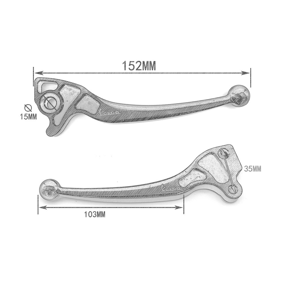 Lckxoall ก้านเบรกรถจักรยานยนต์ CNC สําหรับ VESPA S150 LX150 LXV150 PRIMAVERA 150 SPRINT 150 2017 2018 2019 2020 2021 2022 2023 ราคา ถูกที่สุด ดีลบีเคเค แกลเลอรีภาพที่ 9