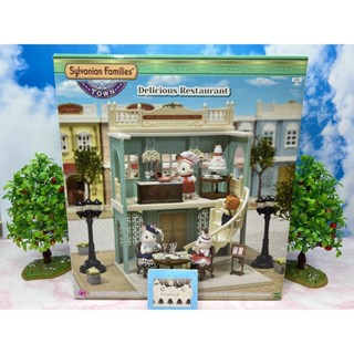 Sylvanian Delicious Restaurant Town series ร้านอาหารดีลิเชียส ทาวน์ซีรี่ (มือ1-กล่องญี่ปุ่น)