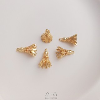 จี้สร้อยคอ ต่างหู สร้อยข้อมือ ทองแดง 14K แฮนด์เมด diy