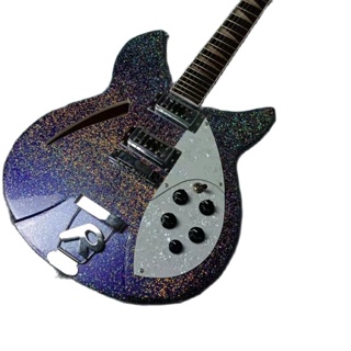 Rickenbacker ปิ๊กอัพเครื่องปิ้งขนมปัง กึ่งกลวง 330 องศา สีม่วง สําหรับกีตาร์ไฟฟ้า รุ่นลิมิเต็ด