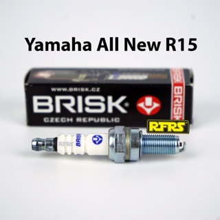 หัวเทียน BRISK COPPER RACING แกนทองแดง Yamaha All new R15 (C21RA) รองรับทุกน้ำมัน