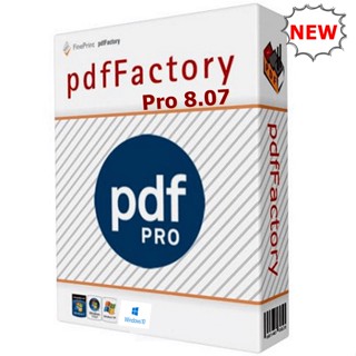 pdfFactory Pro 8.07 (2022) ตัวเต็ม ถาวร  โปรแกรมสร้างไฟล์ PDF ขั้นสูง ติดตั้งง่าย ไม่มีหมดอายุจ้า