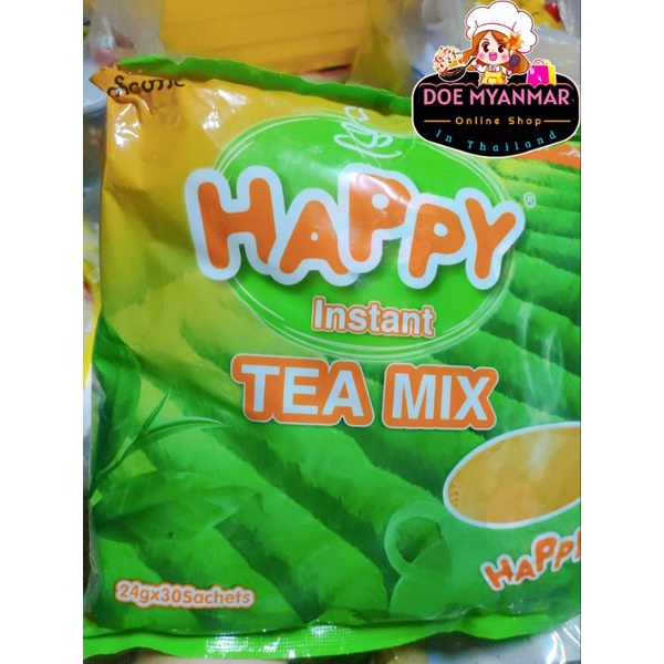 ชานมพม่า Happy TeaMix นำเข้าจาก ประเทศพม่า 100%