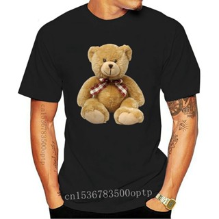 เสื้อยืด พิมพ์ลายหมีเท็ดดี้น่ารัก แฟชั่นฤดูร้อน สําหรับผู้ชาย