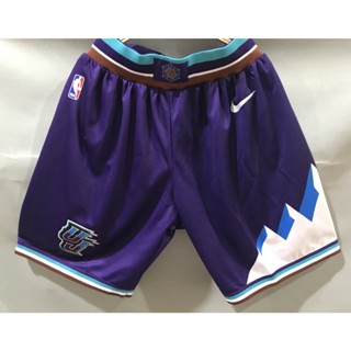 ho pressed nba Utah Jazz purple basketball shorts