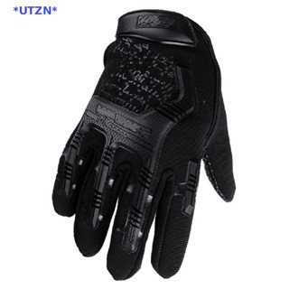 UTZN&gt; Tactical Military Gloves Soldier Combat Anti-Skid Bicycle Full Finger Gloves new