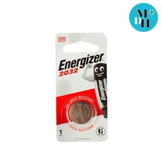 Energizer CR-2032 ถ่านกระดุม ลิเธี่ยม กำลังไฟ 3 โวลต์ จำนวน 1 ก้อน 12529