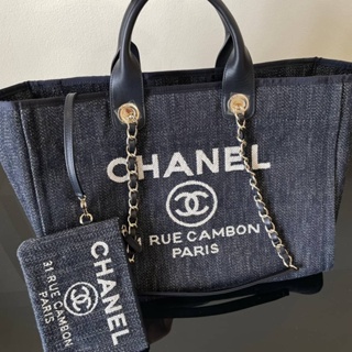 Chanel cambon tote New color Grade vip Size 16นิ้ว   อุปกรณ์ การ์ด ใบเสร็จ ถุงผ้า ถุงกระดาษ