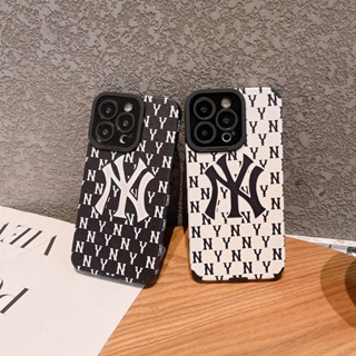 New York MLB Vertical pattern phone case for iphone 14 14Plus 14Pro 14ProMax 13 13pro 13promax 12 12pro 12promax Fashion elegant Cute Silicone Famous Brand Phone Case 7 Plus 8+ 7+iphone 11 11promax x xr xsmax Girl Phone case ins popular