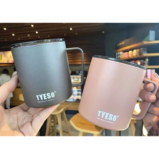 แก้วกาแฟ TYESO TS-8789 เก็บความเย็น เก็บความร้อน 400ml.