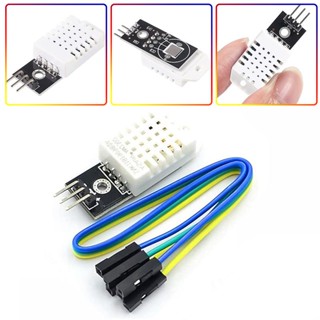 【TokTik Hot Style】โมดูลเซนเซอร์อุณหภูมิและความชื้นดิจิทัล DHT22 AM2302 ESP8266 ESP32 DC3.3V-5V