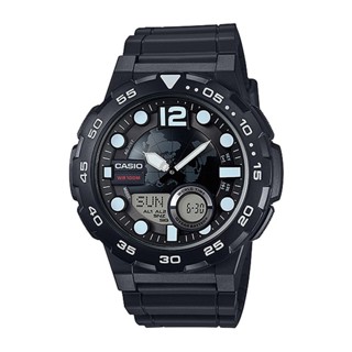 🎁CASIO STANDARD AEQ-100W-1A ของแท้ 100% พร้อมส่ง ประกัน 1 ปี