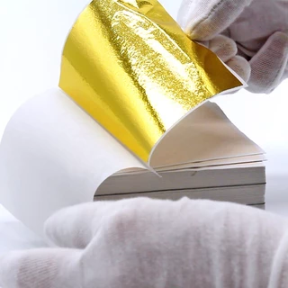 แผ่นทองคำเปลว แผ่นเงิน หลากสี ตกแต่งDIY