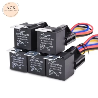 ร้าน ใน กทม รีเลย์ พร้อมปล๊กกันน้ำ รีเลย์รถยนต์ รีเลย์12 V/24 V และสายรัด Heavy Duty 5-Pin SPDT รีเลย์ยานยนต์40 A