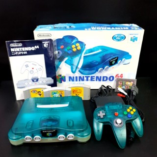 Nintendo N64 Limited Edition Clear blue 🌊🕹NTSC-J 🎮🇯🇵 (Japan) 90% Boxed 1996